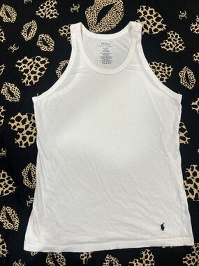 Polo Ralph Lauren White Tank Top